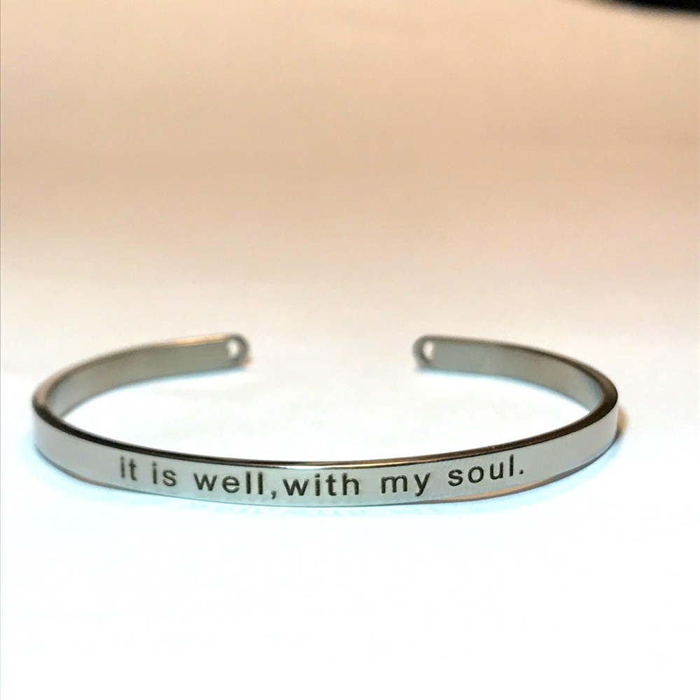 Inspirational Cuff Bracelet